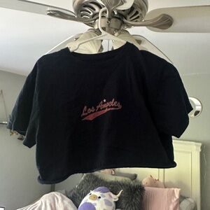 Cropped brandy Melville t shirt